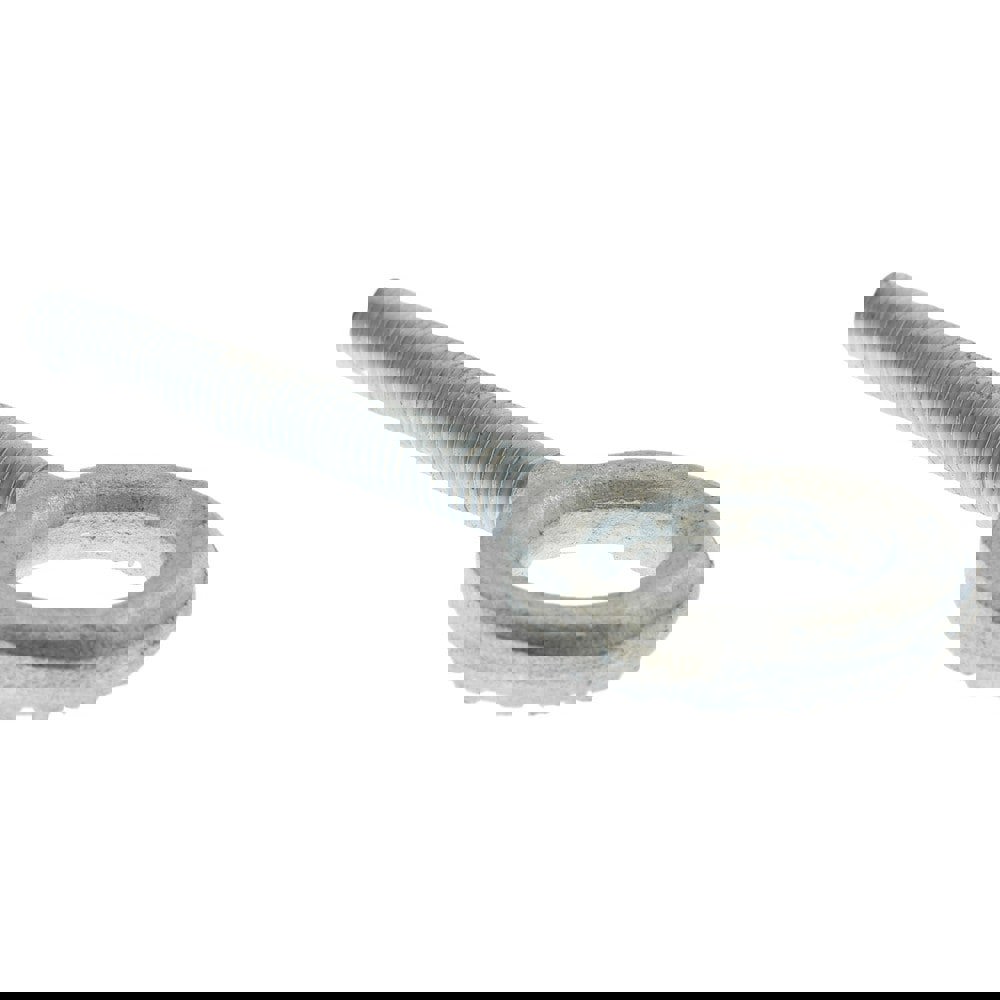 Fixed Lifting Eye Bolt: Without Shoulder, 1,400 lb Capacity, 3/8-16 Thread, Grade C-1035 Steel